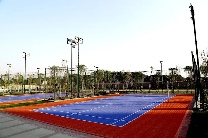 Badminton courts